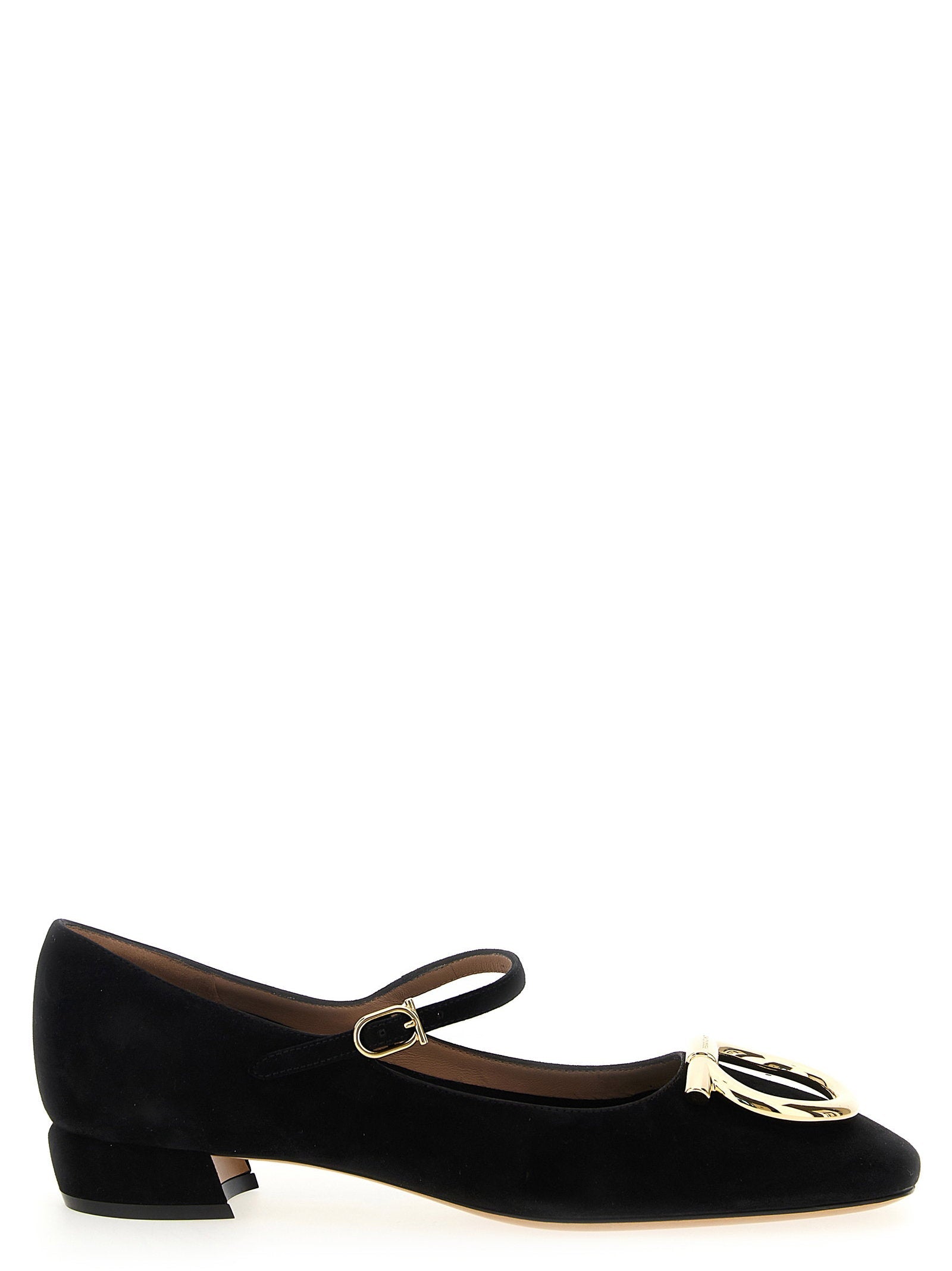Ferragamo Flat — Black