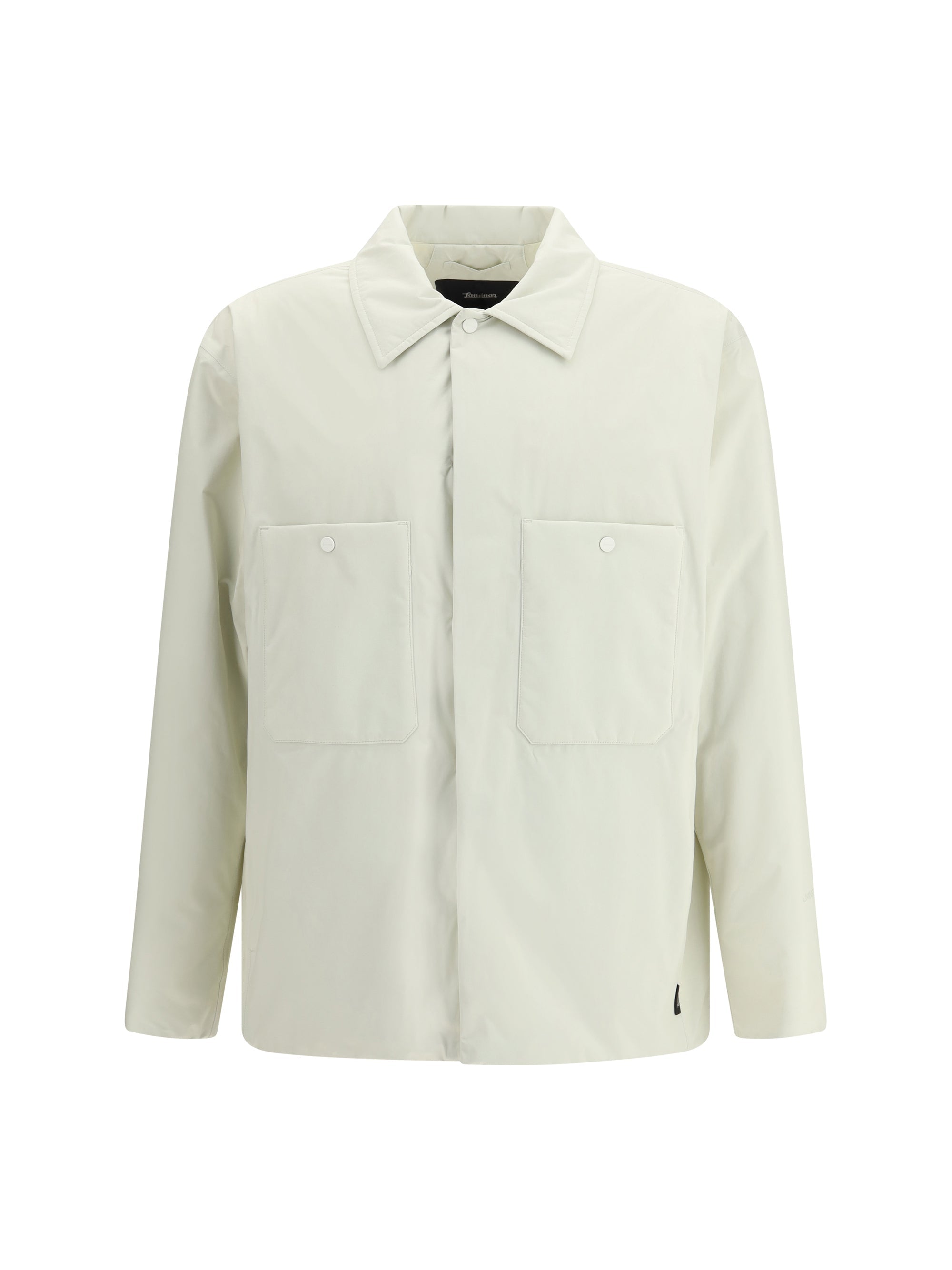 Laminar Padded Nylon Jacket — Beige