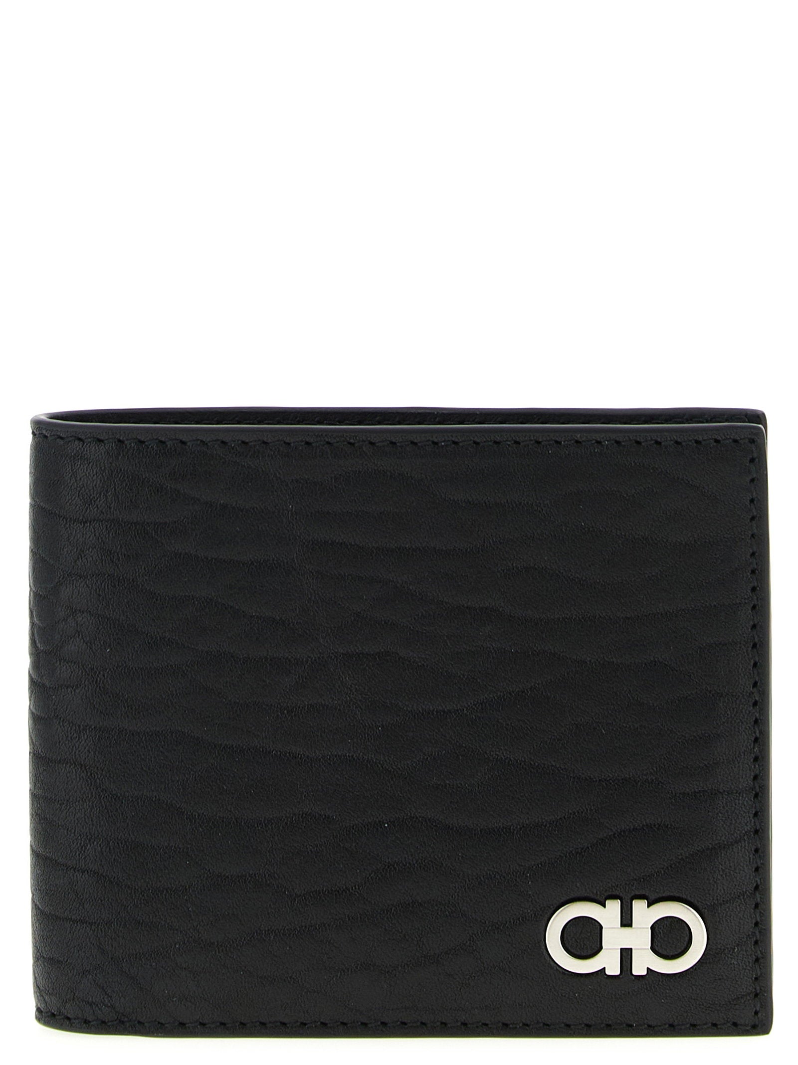 Ferragamo Gancini Wallet — Black