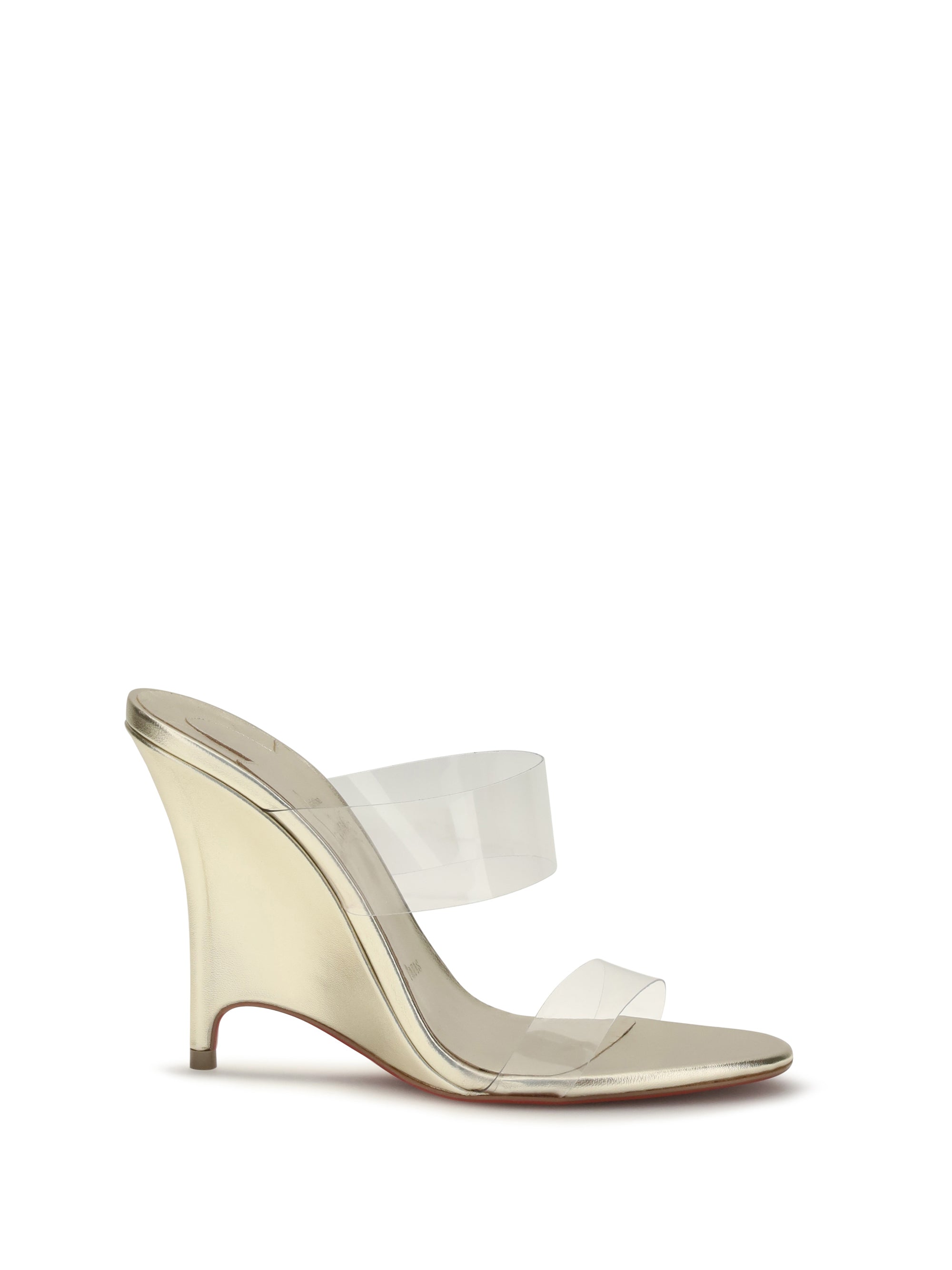 Christian Louboutin Solo Zee Mule — Gold