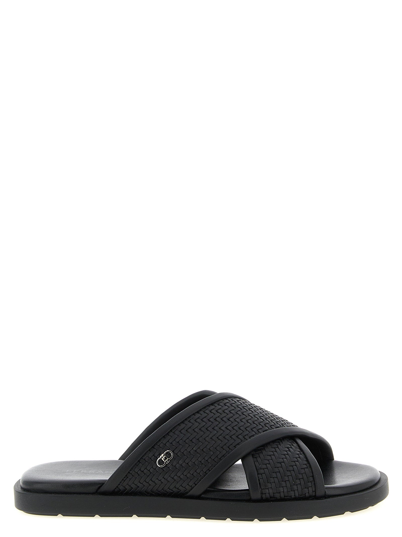 Ferragamo Brise Sandals — Black