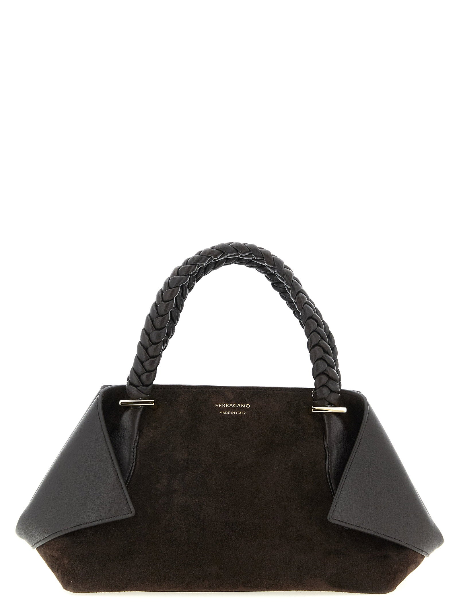 Ferragamo Top Handle Bag — Black
