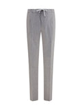 Pt Torino Fleece Wool Trousers — Gray