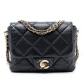 Mini Quilted Lambskin Crush on Chains Flap