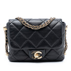 Mini Quilted Lambskin Crush on Chains Flap