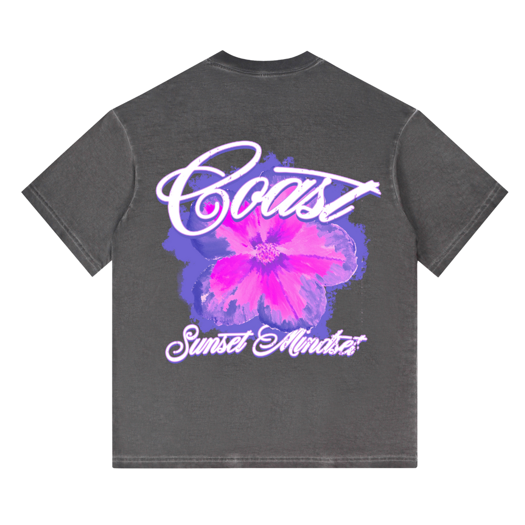 Black Sunset Bloom T-shirt
