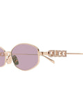 Gucci GG1802S Metal Frame Sunglasses — Gold
