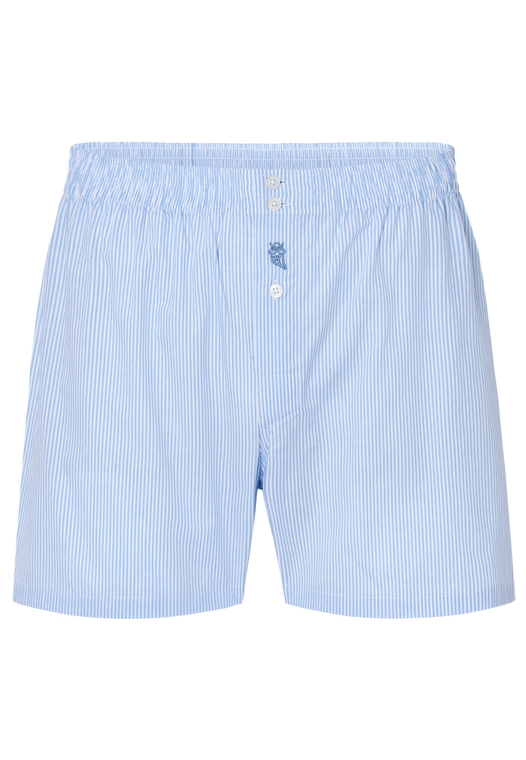 Calzoncillo Bóxer Hombre Algodón Popelín Rayas - Celeste 7912_30