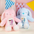 Conejito de Pascua de peluche personalizado con iniciales y nombre Regalo de Pascua para recién nacidos Niños