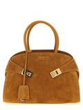 Ferragamo Hug Handbag — Caramel