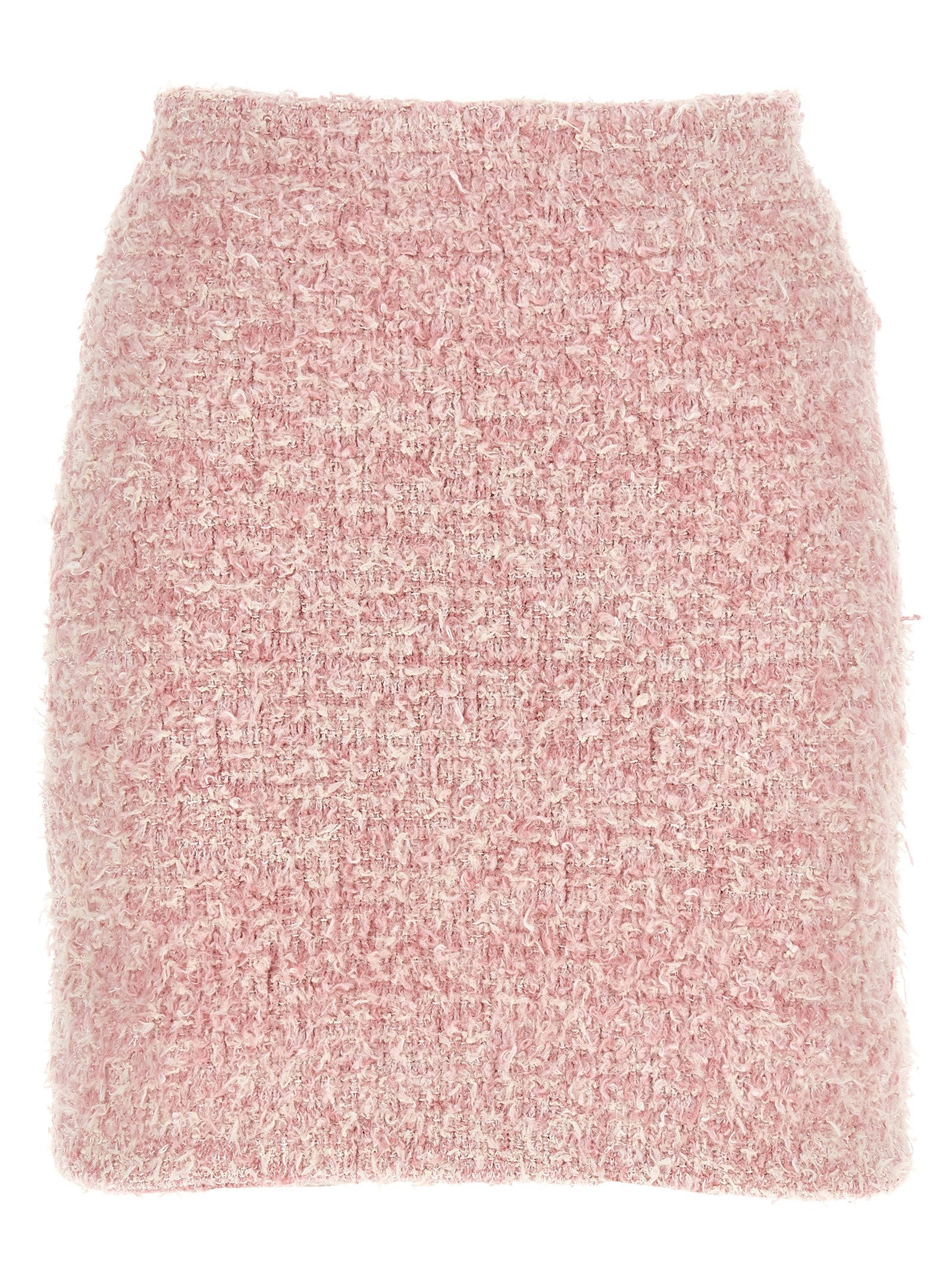 Balenciaga Tweed Skirt — pink