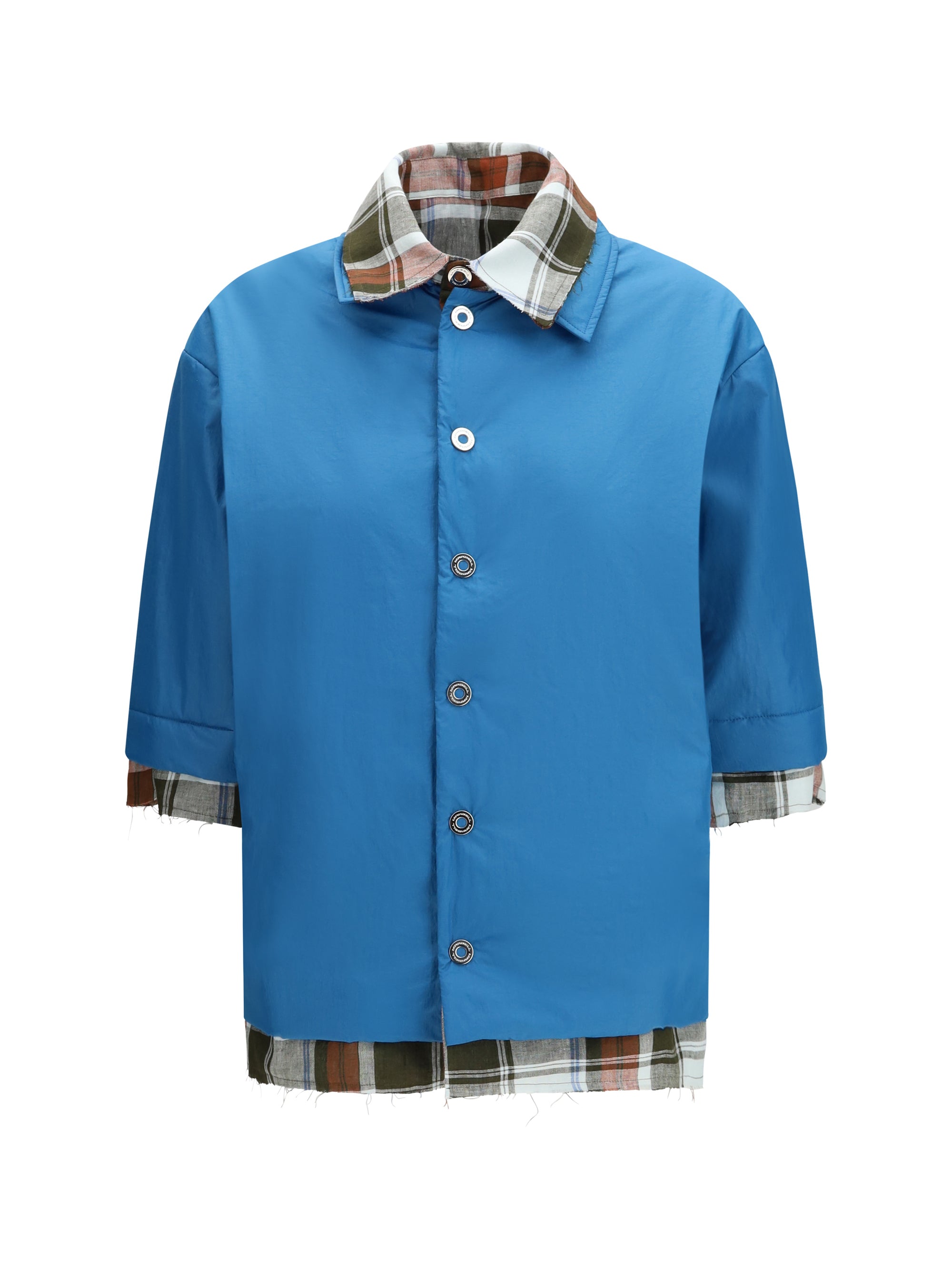 Marbell Peggy Bowling Shirt — Blue