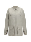 Rier Cotton Zipped Pockets Jacket — Gray