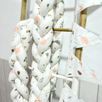Trenza Protectora de Cuna y Cama en Algodón Flowers | Chichonera Artesanal