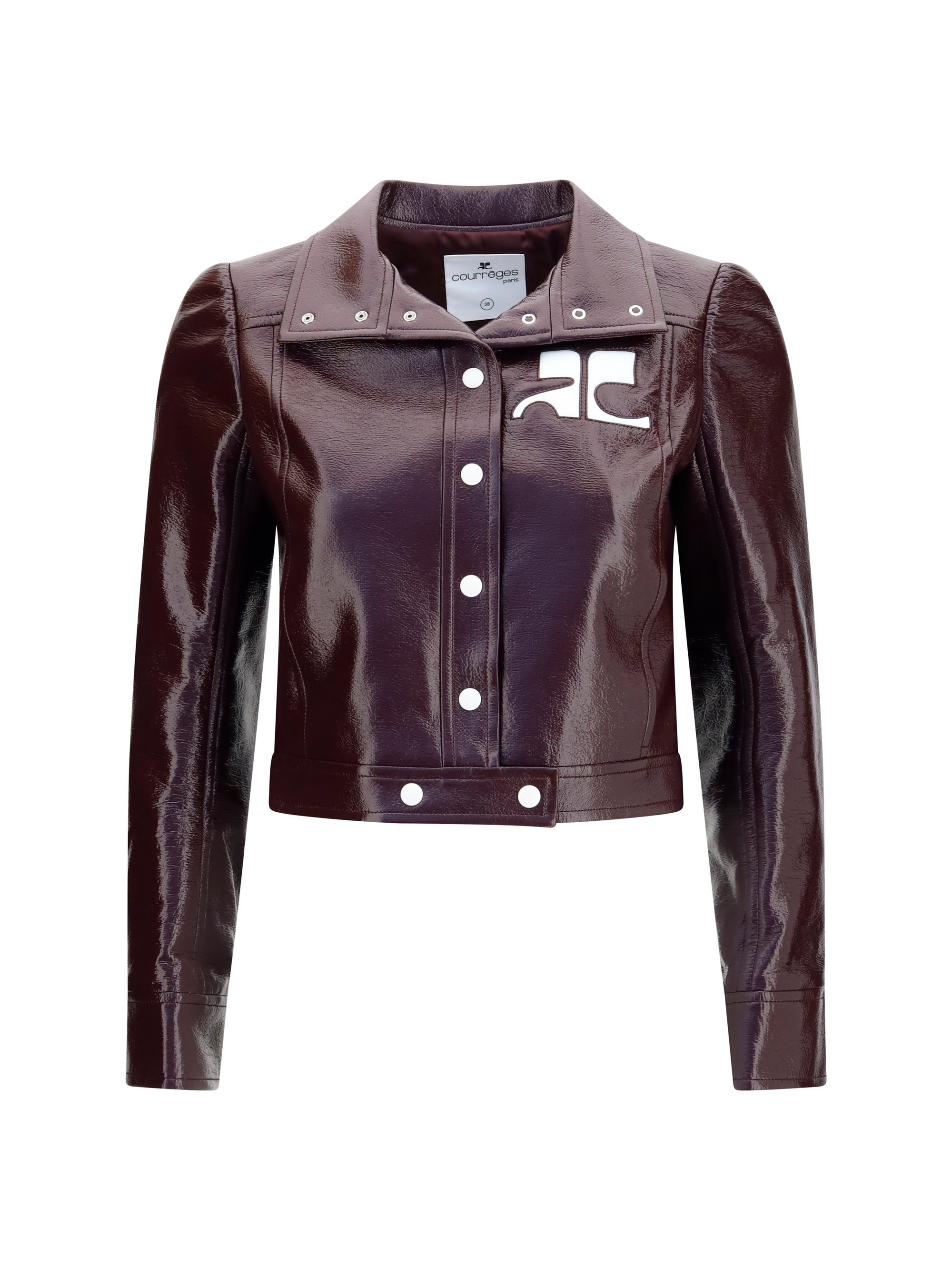 CourrèGes Vinyl Jacket — Red