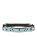 Narrow Flower Petal Enamel Bangle 62