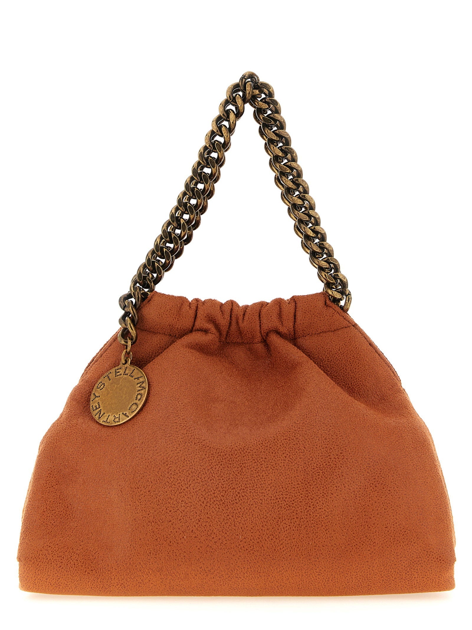 Stella Mccartney Falabella Mini Shoulder Bag — Rust