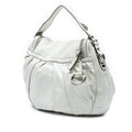 Medium Pebbled Calfskin Icon Bit Satchel