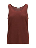 Brunello Cucinelli Luminous Knit Tank Top — Red