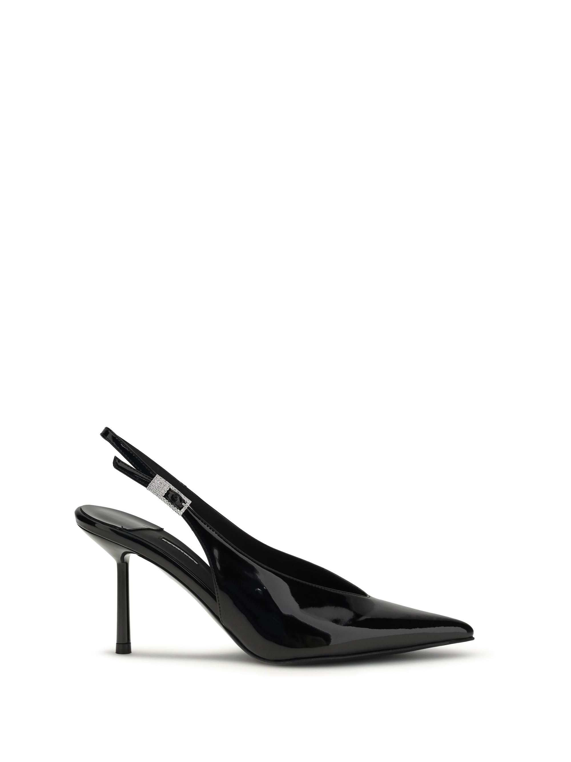 Le Silla Clivage Slingback Pump — Black