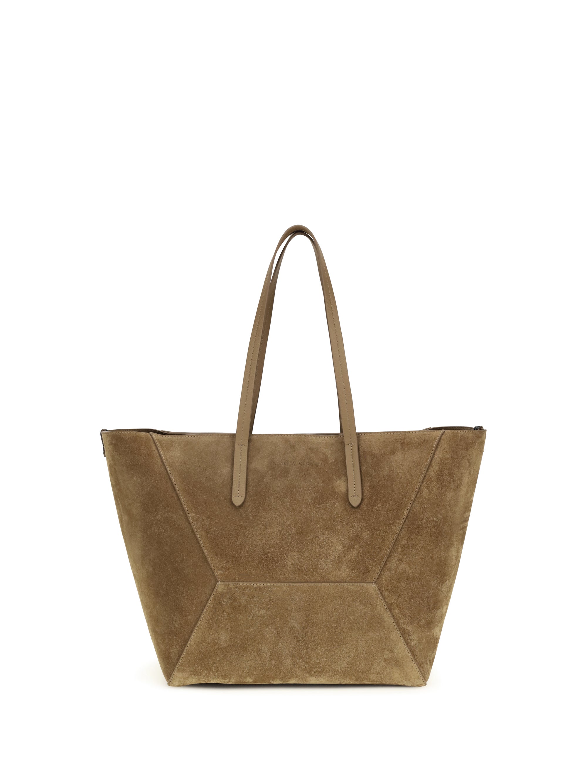 Brunello Cucinelli BC Tote Bag — Beige