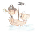 Vinilo Decorativo Infantil PIRATAS