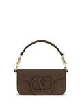 Valentino Garavani Locò Shoulder Bag — Brown