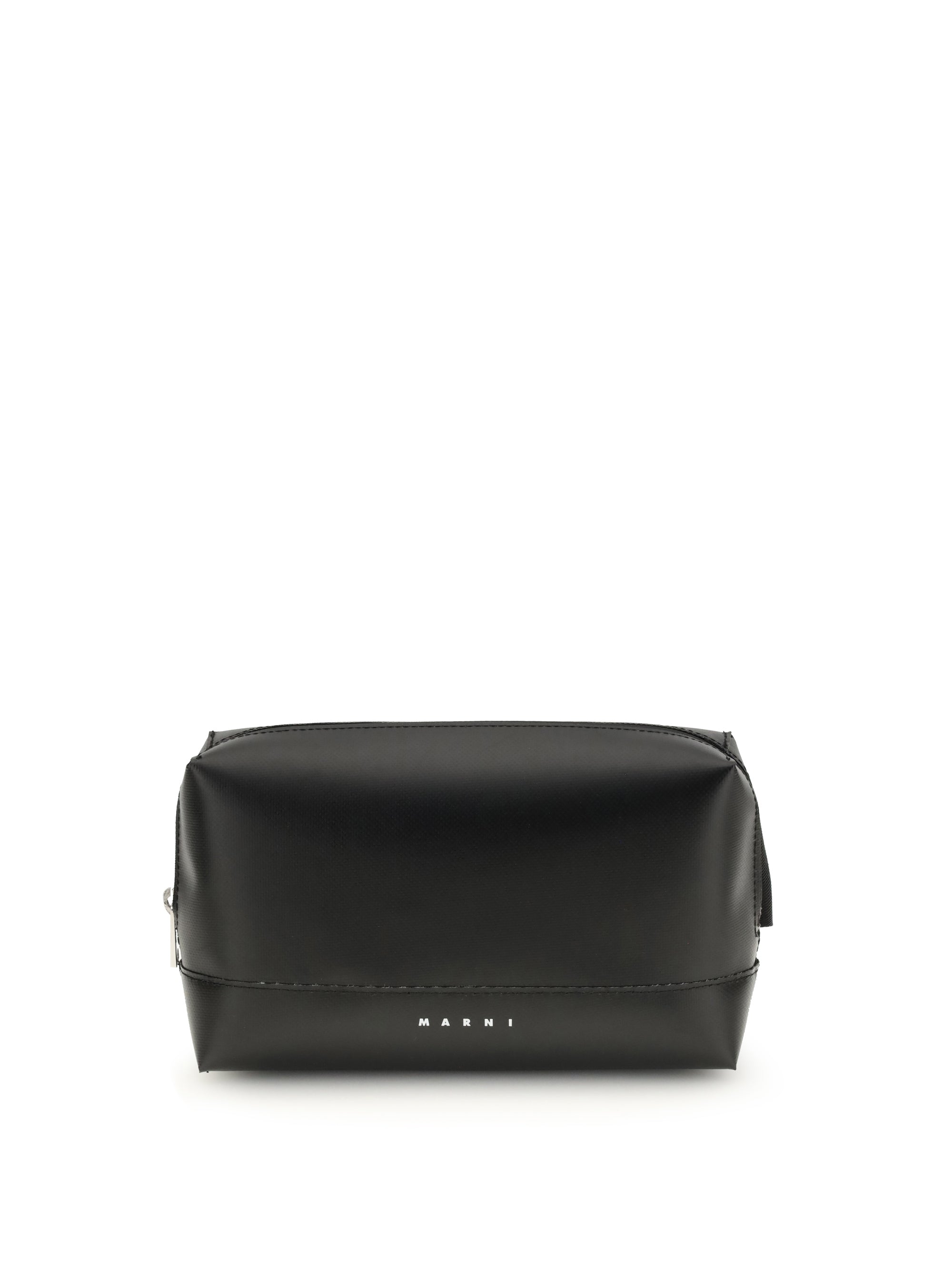 Marni Calf Leather Belt Bag — Black