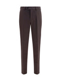 Brunello Cucinelli Dyed Cotton Trousers — Brown