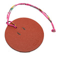 H Equipe Resin and Leather Bag Charm