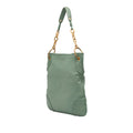Intrecciato Trimmed Leather Shoulder Bag
