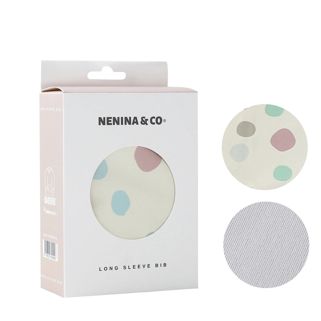 Babero con manga impermeable  Funny Polka Dots Nenina & Co