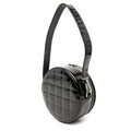 CC Choco Bar Patent Round Shoulder Bag