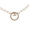 CC Faux Pearl Necklace