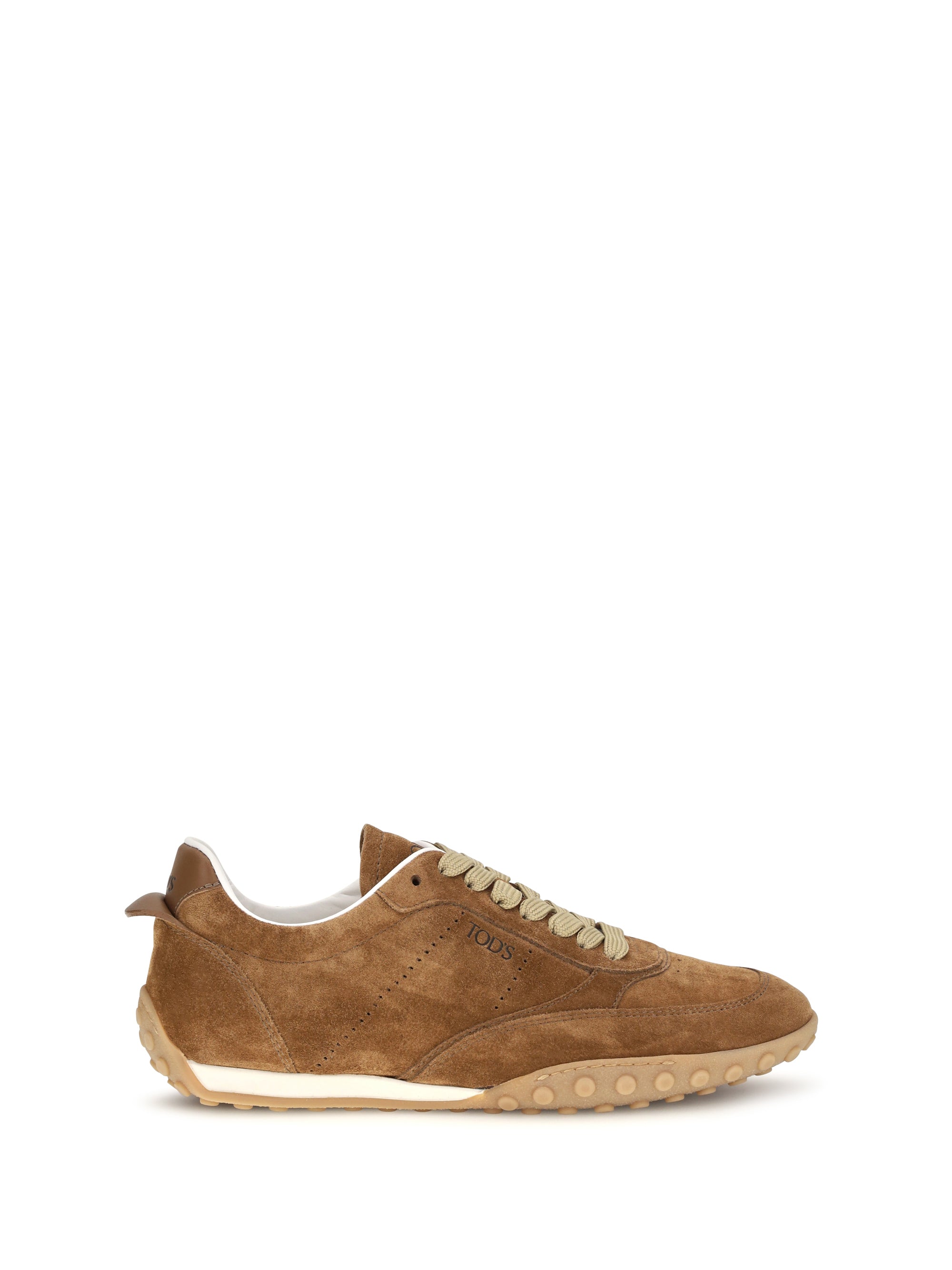 Tod's Suede Leather Sneaker — Brown