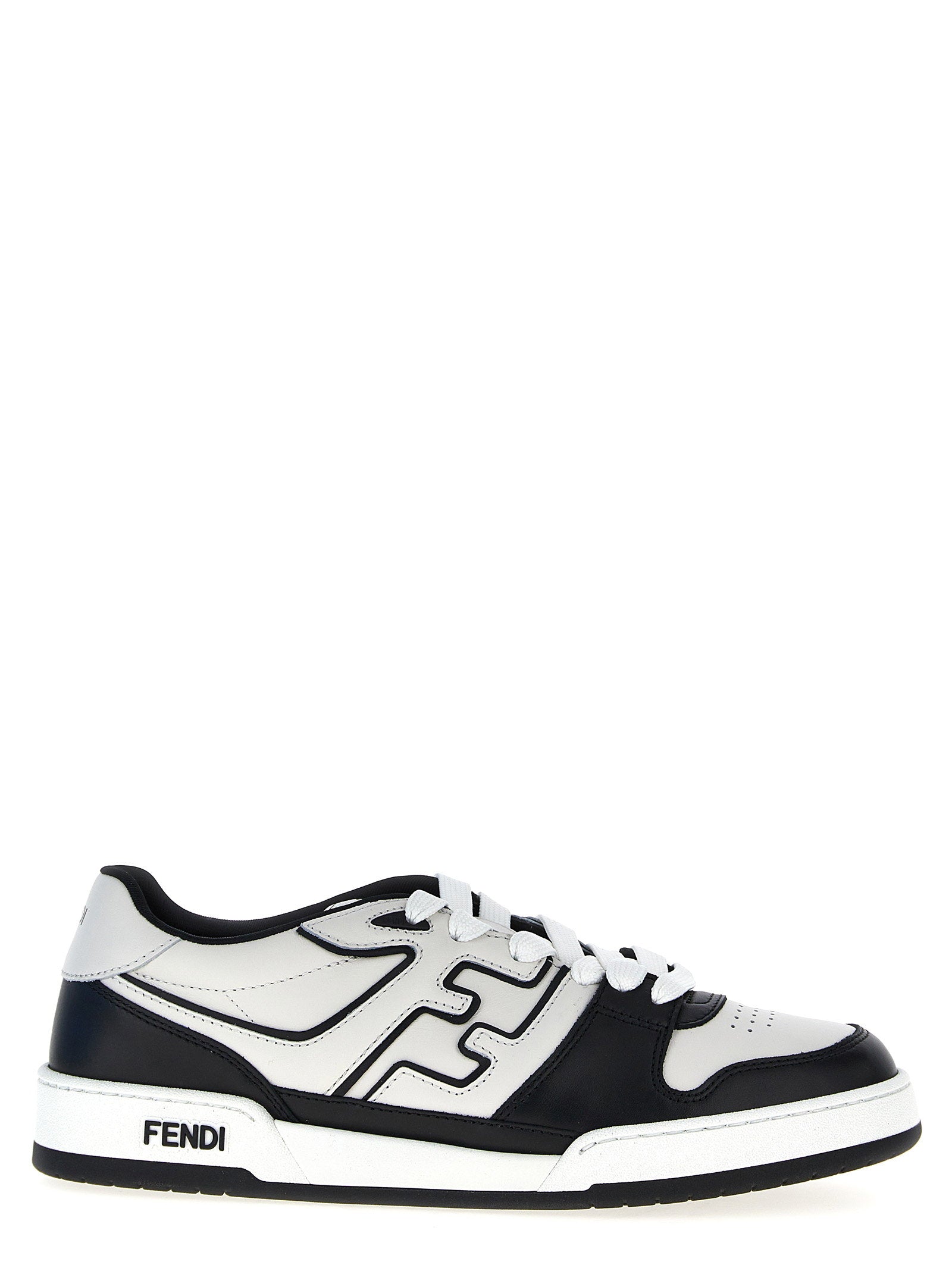 Fendi Match Sneaker — White and Black