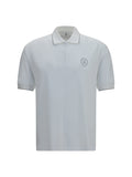 Brunello Cucinelli Logo-Embroidered Crest Polo — White
