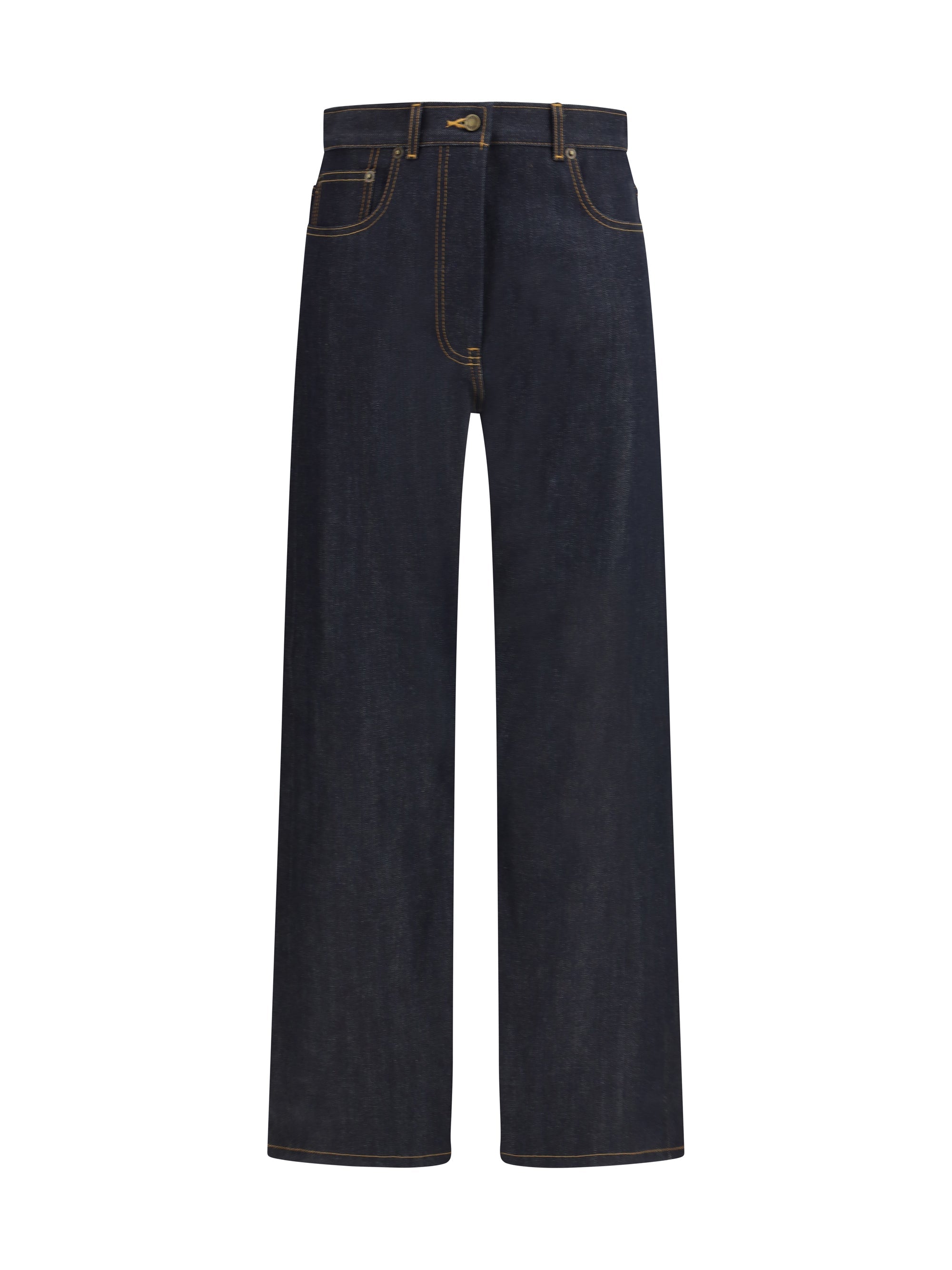 Thom Browne Selvedge 5-Pocket Jeans — Navy