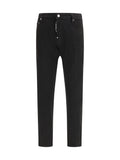 Dsquared2 Slim Twist Washed Denim Jeans — Black