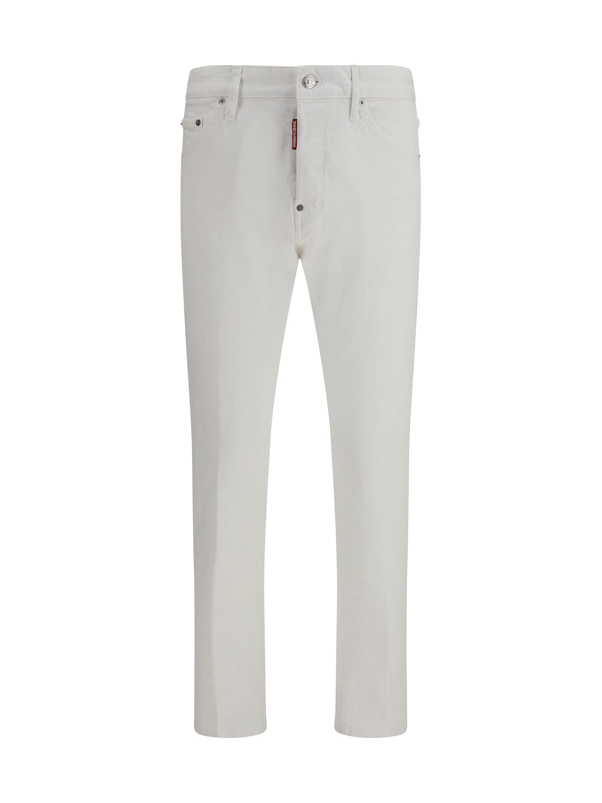 Dsquared2 Five-Pocket Denim Jeans — White