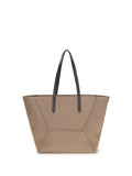 Brunello Cucinelli Canvas Tote Bag — Beige