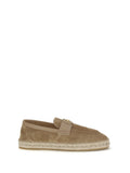 Valentino Garavani Suede with VLogo Signature Espadrille — Beige