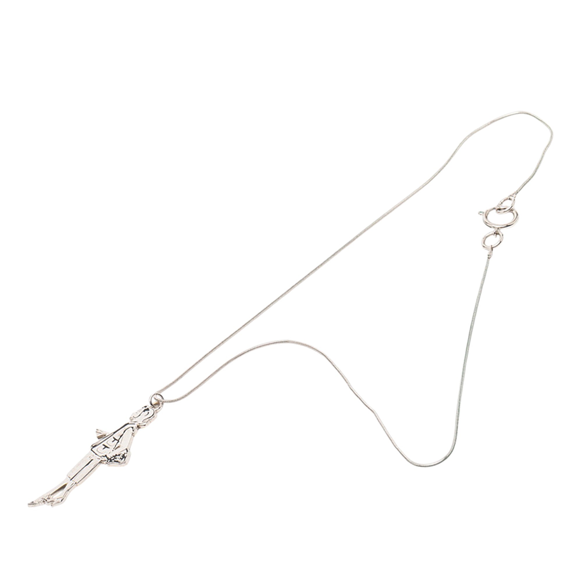 Silver Plated Mademoiselle Pendant Necklace
