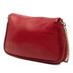 Leather Fendista Pochette Crossbody