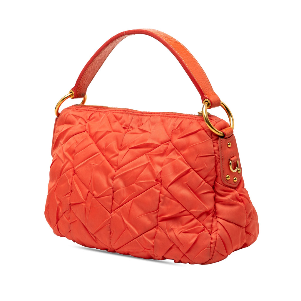 Quilted Tessuto Hobo