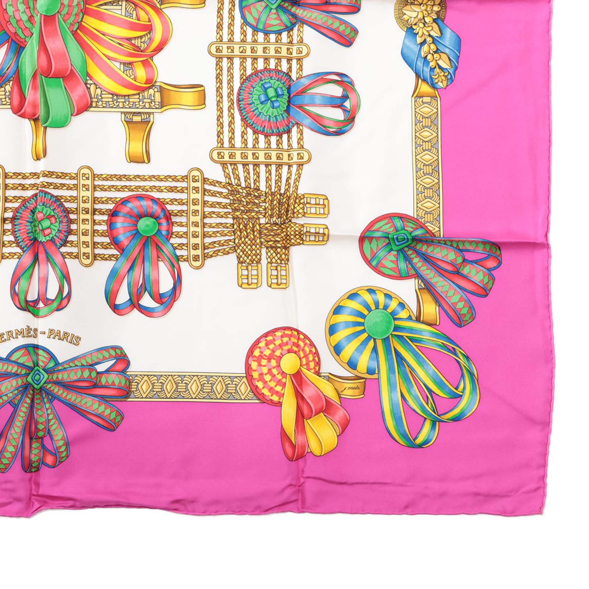 Les Rubans du Cheval Silk Scarf 90