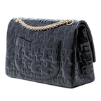 Reissue 2.55 Crackled Patent Puzzle Double Flap 226
