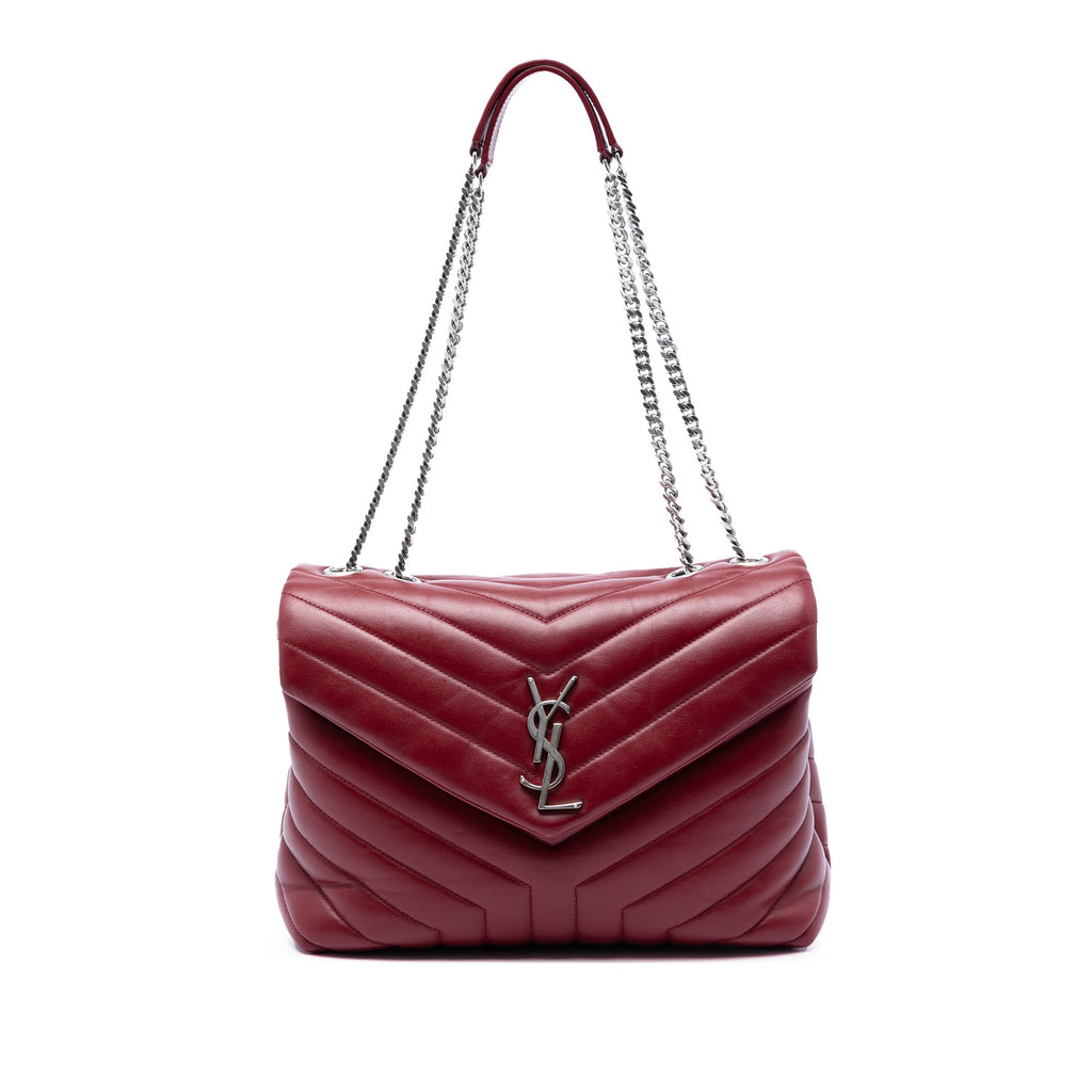 Medium Matelasse Calfskin Monogram LouLou Shoulder Bag