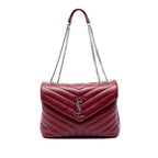 Medium Matelasse Calfskin Monogram LouLou Shoulder Bag