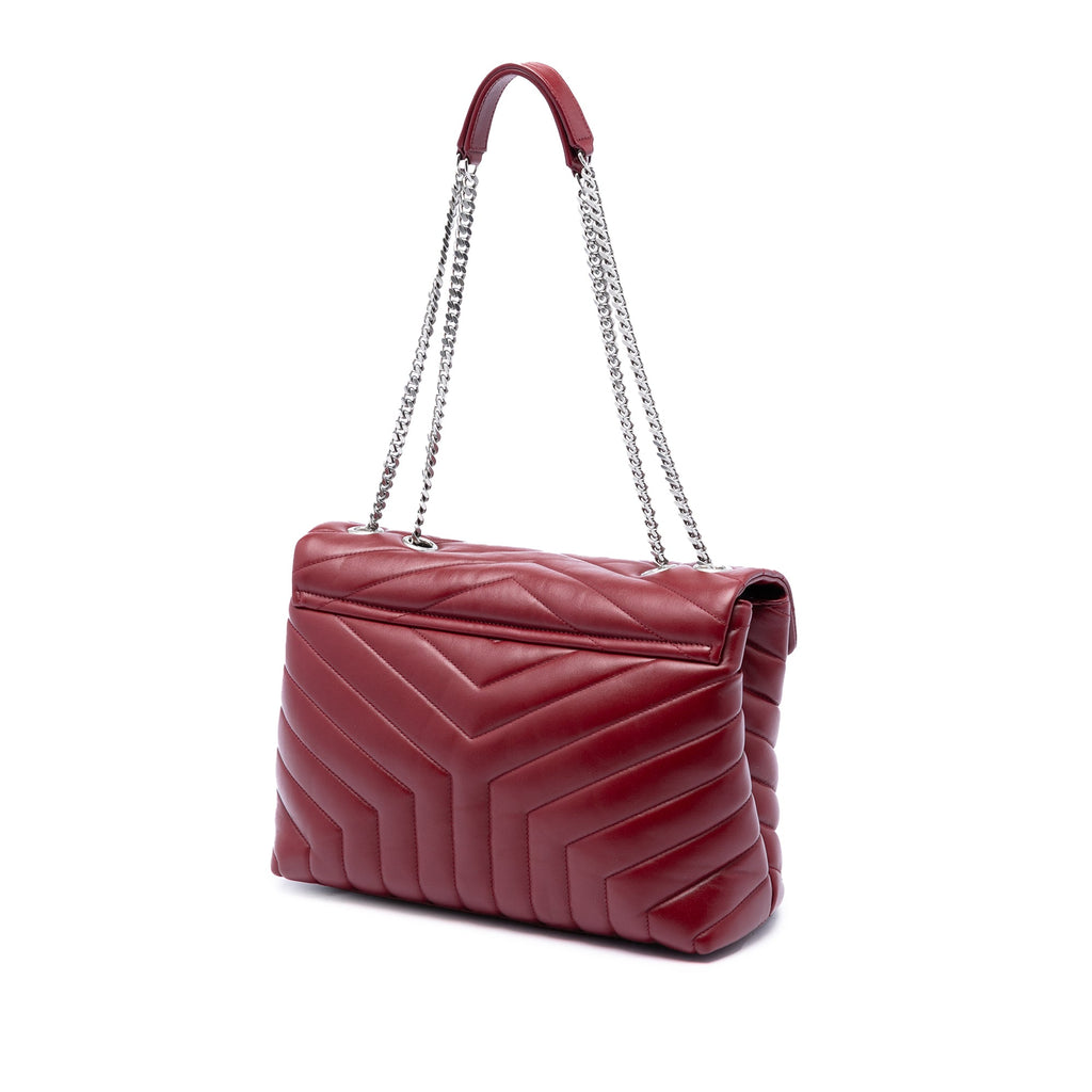 Medium Matelasse Calfskin Monogram LouLou Shoulder Bag
